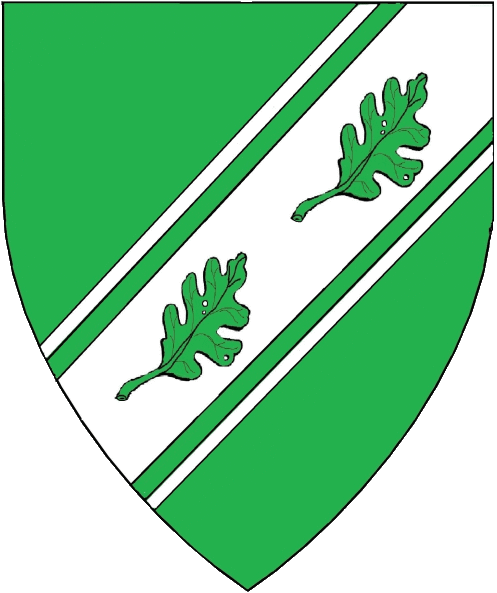 The arms of Adrienne de Binche