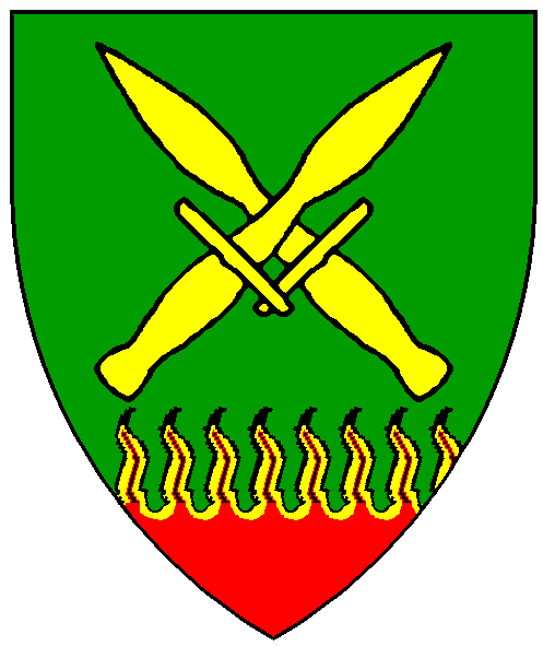 The arms of Aidan of Sicily