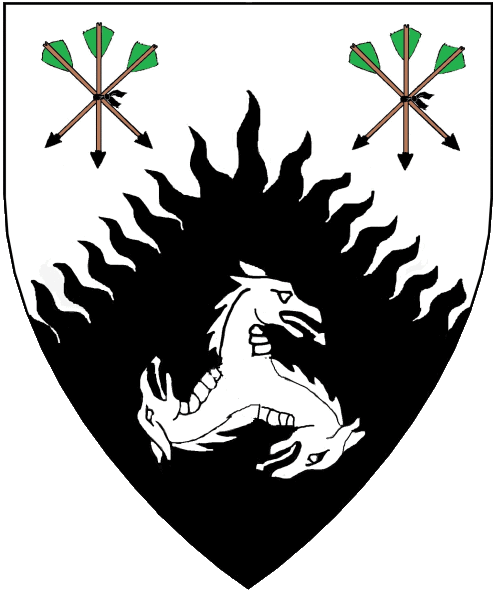 The arms of Alfhildr of Ambledune