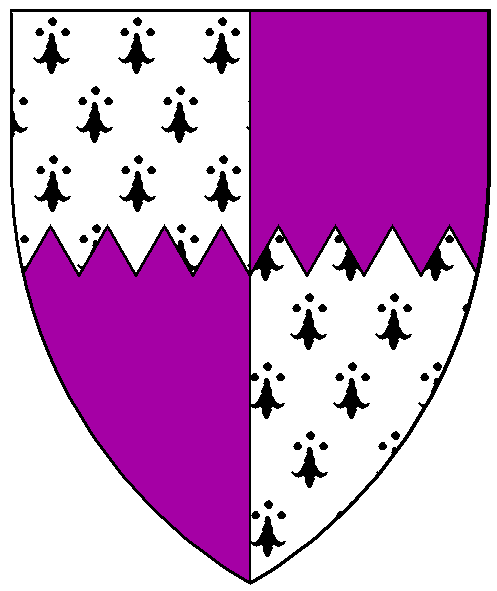The arms of Ascelin d'Ypres
