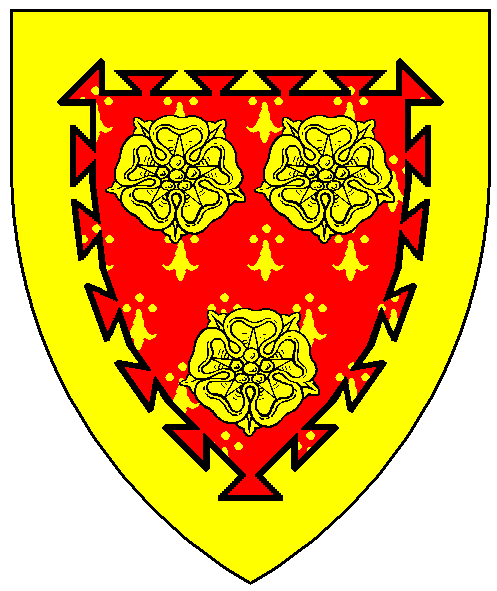 The arms of Branwen verch Lewis ap Thomas