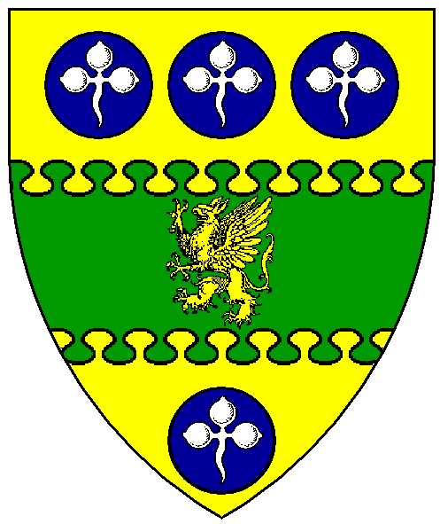 The arms of Brusi Anderson of the Shetlands
