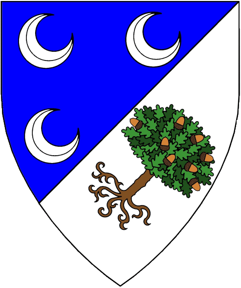 The arms of Caitilín inghean Ghregoir mhic Lachlainn