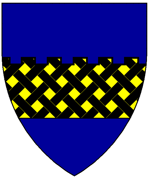 The arms of Caitlin de Courcy