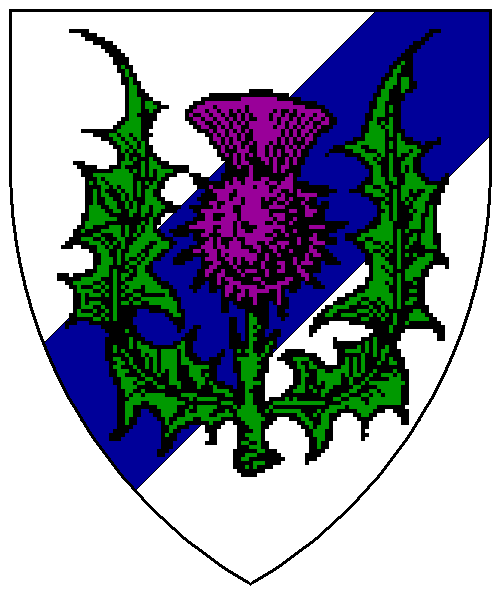 The arms of Callum of Glen Albyn