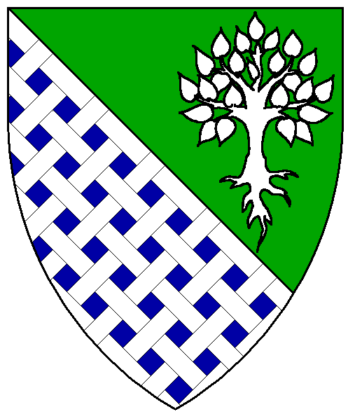 The arms of Cateline Courtecuisse
