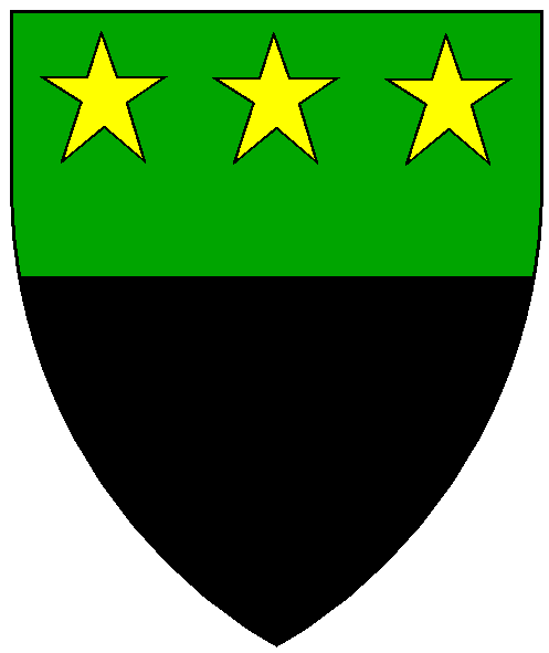 The arms of Catherine of Ynys Fawr