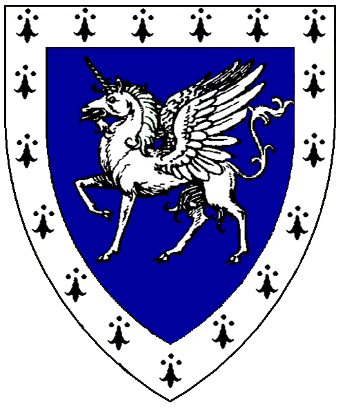 The arms of Cecily de Montsalvy