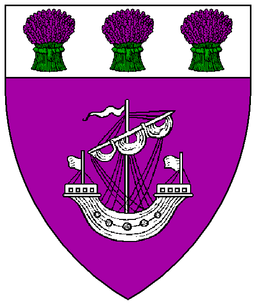 The arms of Clare Fletcher of Maldon