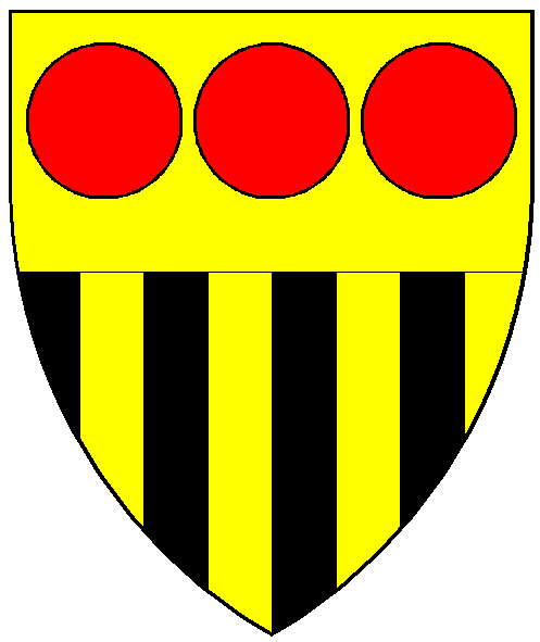 The arms of Damian of Southron Gaard