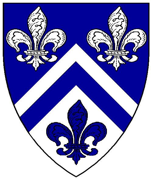 The arms of Dominic Tremayne