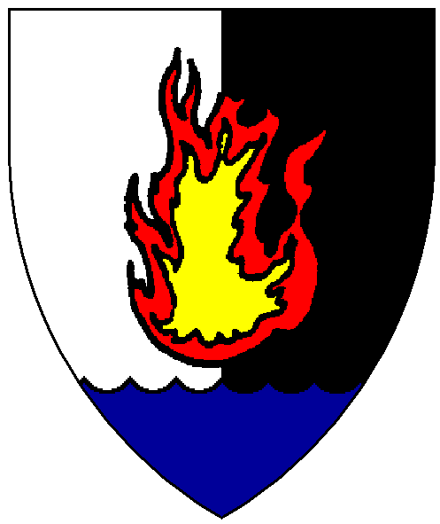 The arms of Donal Fireshaker