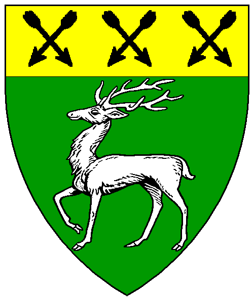 The arms of Eamon Deimne James Hennessy