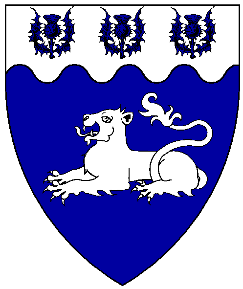 The arms of Emlyn Fidele