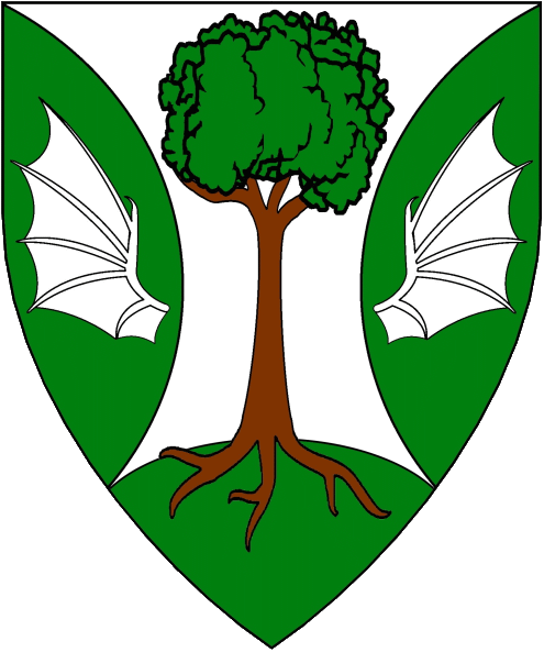 The arms of Emrys Grenelef
