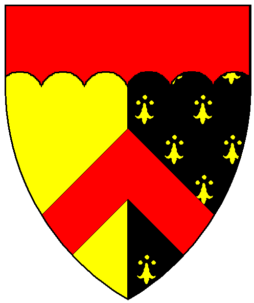 The arms of Federyc de Herle