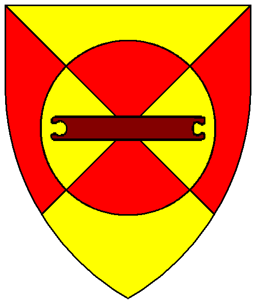 The arms of Fíne ingen uí Scolaighe