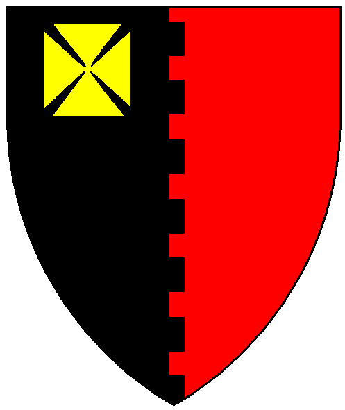 The arms of Glyn d'Artois