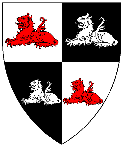 The arms of Godwin Black of White Castle
