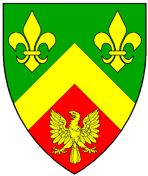 The arms of Isabel María del Aguila