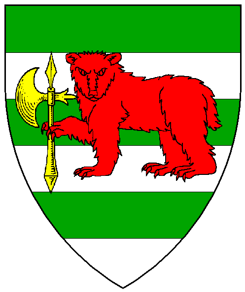 The arms of Lewelyn Penbras