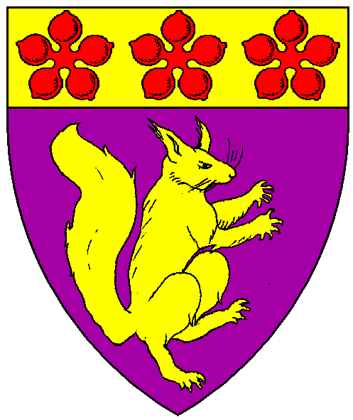 The arms of Madelaine le Mercer