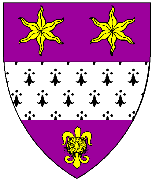 The arms of Madeleine Dulac d'Agenais