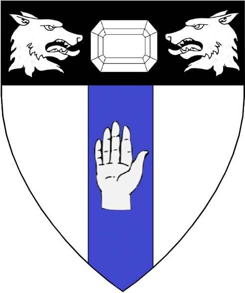 The arms of Madeleine Mave Aldric