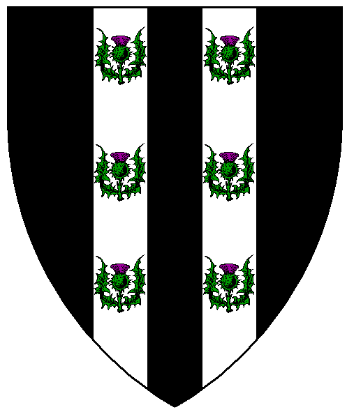 The arms of Mael Muire ingen Alpin