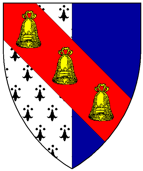 The arms of Margaret Bellasys of Northumberland