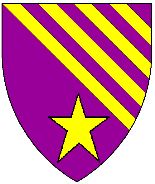 The arms of Martin de Mont Blanc