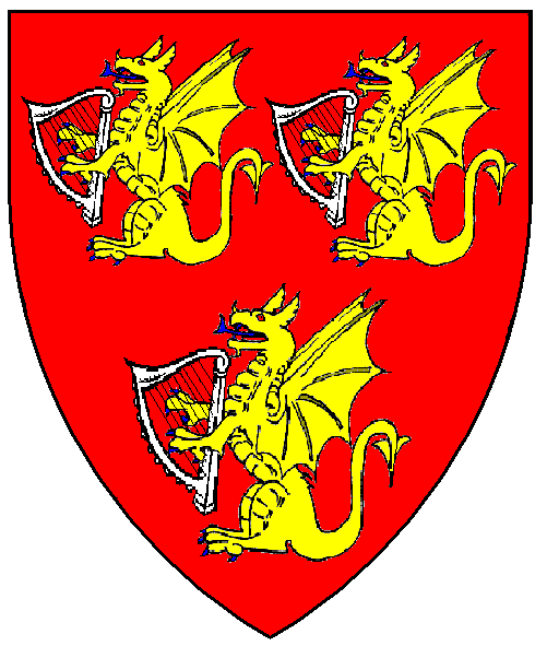 The arms of Rosamonde de l'Oiselet