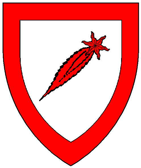 The arms of Sanchia de la Tourre