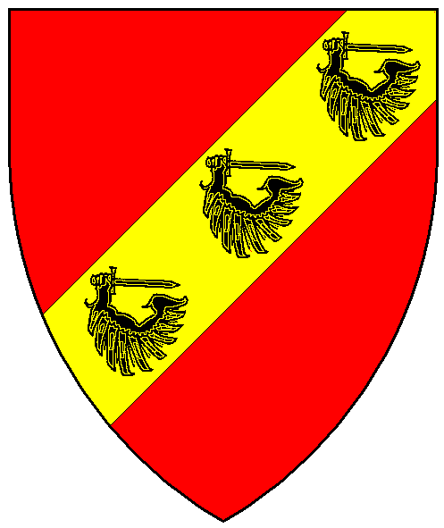 The arms of Sebastian of Ventbarré