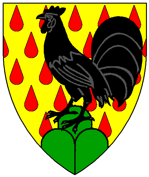 The arms of Thomas Bacchus