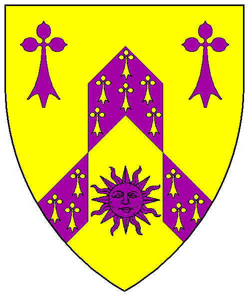 The arms of Thomas de la Mer