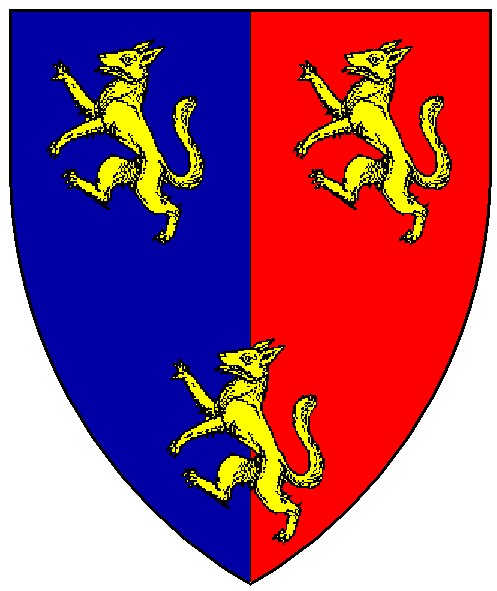 The arms of Wakeline de Foxley