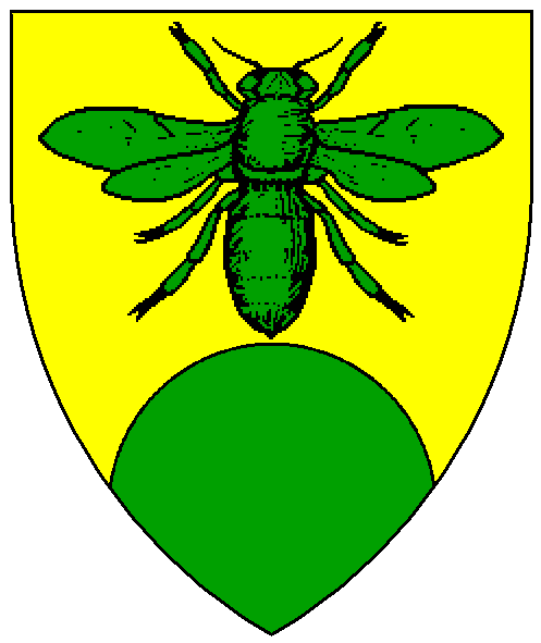 The arms of Chrestienne du Fay