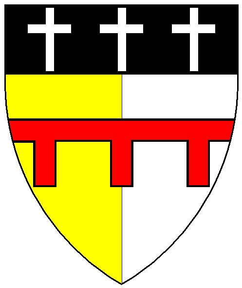 The arms of Liam Alban of Oxley