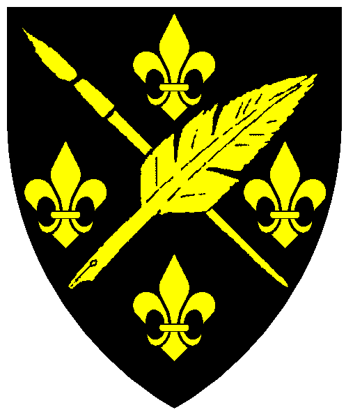The arms of Symonne de la Croix